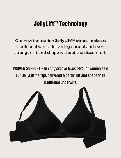 Scalloped Deep V Smooth Lift Bra